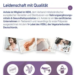 Folsäure 800 Plus Jod+Vitamin B12 vom Kinderwunsch bis zur 13. SSW|Avitale