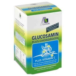 Glucosamin 750 mg + Chondroitin 100 mg + Vitamin C-Nur 1x täglich|Avitale New