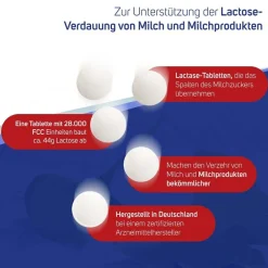 Lactase 28.000 FCC-Tabletten im Spender macht Milchprodukte bekömmlicher|Avitale Discount