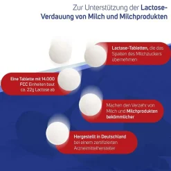 Lactase 14.000 FCC-Tabletten im Spender macht Milchprodukte bekömmlicher>Avitale Best