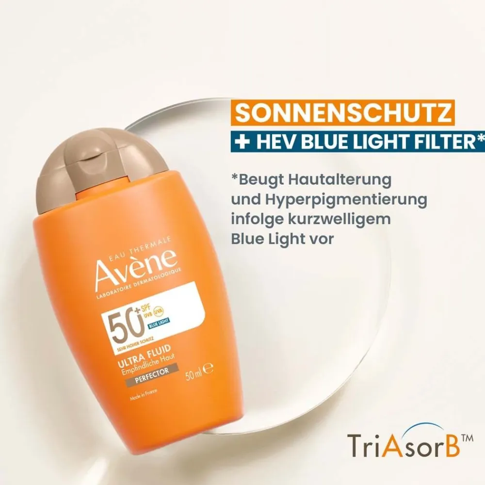Avène Ultra Fluid Perfector LSF 50+ -Getönter Sonnenschutz für empfindliche Haut| Discount