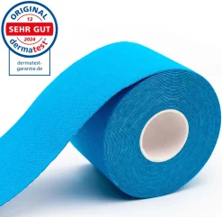 ® Kinesiologie Tape BLAU – 500 x 5 cm - Medizinprodukt>axion Online
