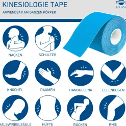 ® Kinesiologie Tapes – 500 x 5 cm – 3 Farben - Kinesiotape - Medizinprodukt><noscript><img width=