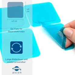 ® selbsthaftende Gel-Pads – reines Hydrogel für TENS & EMS|axion Best