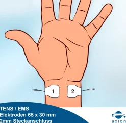 ® selbstklebende Elektrodenpads 6.5 x 3 cm – passend zu , Prorelax, Promed, etc.|axion Online
