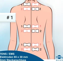 ® selbstklebende Elektrodenpads 6.5 x 3 cm – passend zu , Prorelax, Promed, etc.|axion Online