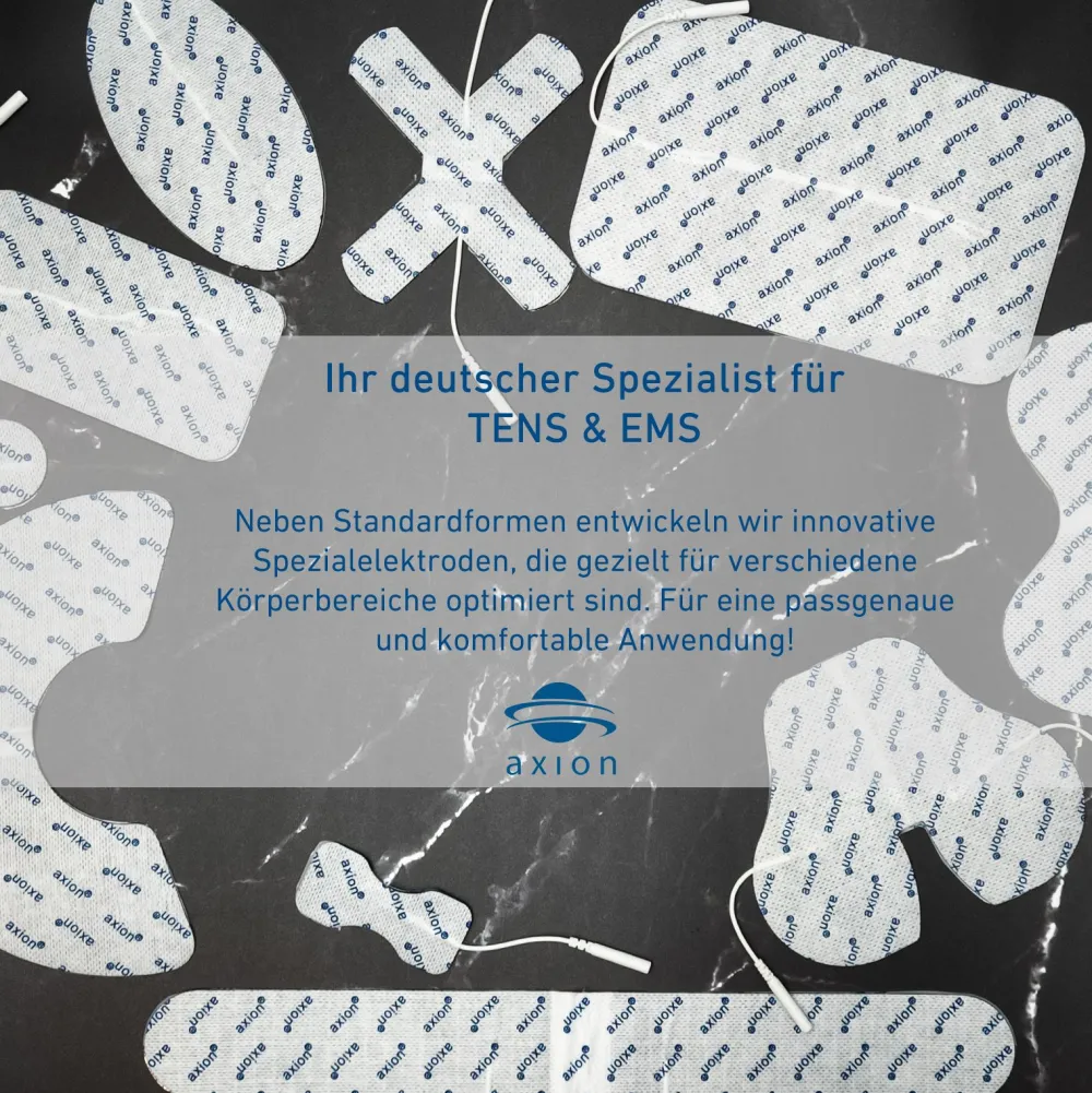 ® selbstklebende Elektrodenpads 10x5 cm – passend zu , Prorelax, Promed, etc.|axion Outlet