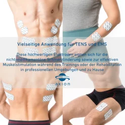 axion® selbstklebende Elektrodenpads 5x5 und 10x5 cm – passend zu Sanitas, , etc.><noscript><img width=