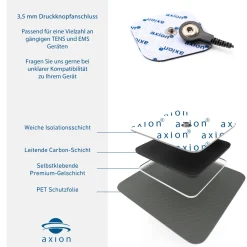 axion® selbstklebende Rücken-Elektrode groß 20x12 cm – passend zu Sanitas, , etc.><noscript><img width=