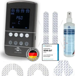 ® STIM-PRO X9B 4-Kanal Akku TENS EMS Gerät - MEDIZINPRODUKT>axion Outlet