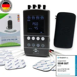 STIM-PRO X9B 4-Kanal TENS Gerät und EMS Gerät mit Akku - MEDIZINPRODUKT>axion Online