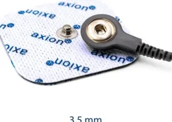 ® TENS-EMS-Geräte Anschlusskabel mit 3.5mm Druckknopf|axion Hot