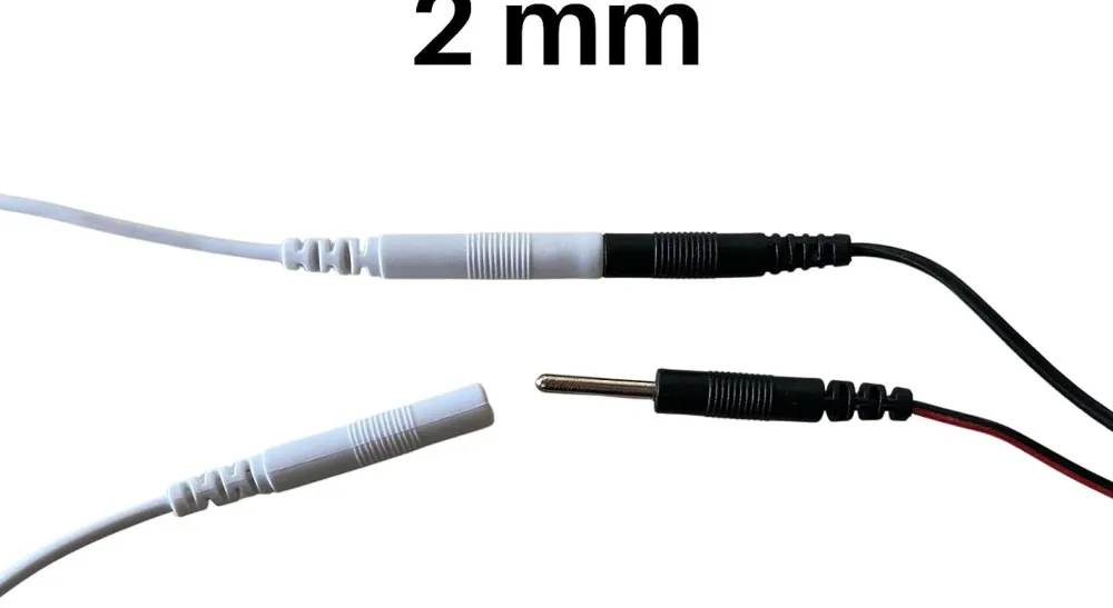 ® TENS-EMS-Geräte Anschlusskabel mit 2mm Steckanschluss>axion Clearance