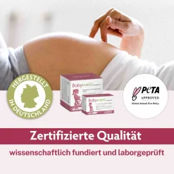 Folsäure Plus Quatrefolic® | vegan | Vitamine ab Kinderwunsch bis Stillzeit|BabyFORTE New
