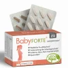 Kinderwunsch Vitamine OHNE JOD | vegan | 800 µg Folsäure, Quatrefolic® & Q10|BabyFORTE Hot