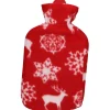 Baby Wärmflasche mit Vliesbezug 1 L (Farbe nicht wählbar)> New