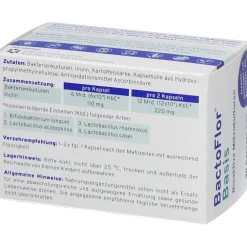 ® Basis Kapseln mit 6 Mrd. KbE für eine gesunde Darmflora|Bactoflor Clearance
