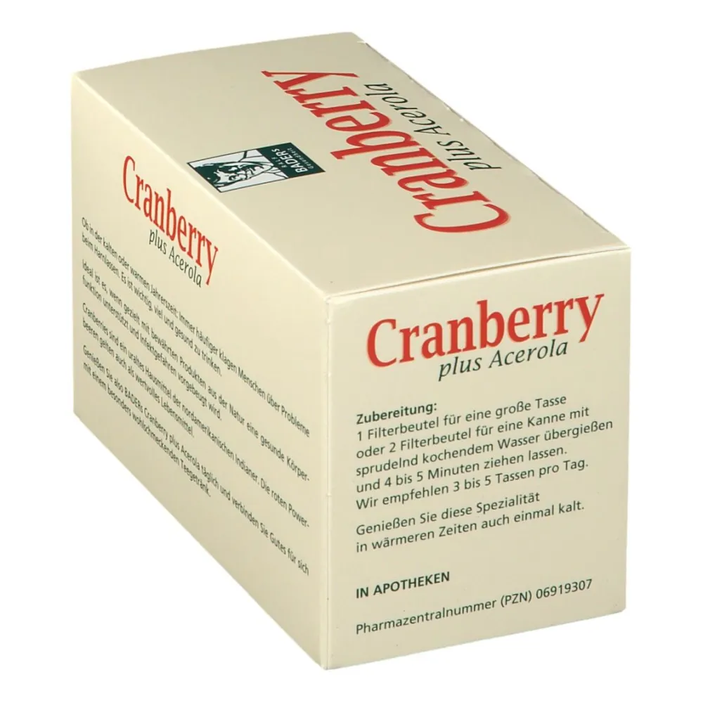 Cranberry Acerola Filterbeutel|BADERs Sale