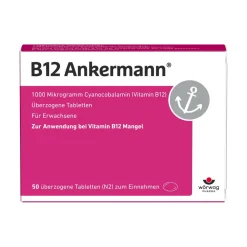 B12 Ankermann® bei Vitamin-B12-Mangel, 1.000 µg Vitamin B12> Hot