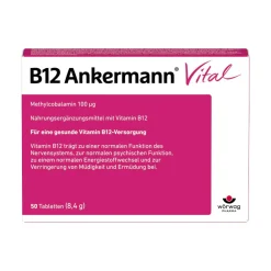 B12 Ankermann Vital vegane Vitamin B12 Tabletten zur Nahrungsergänzung| Hot