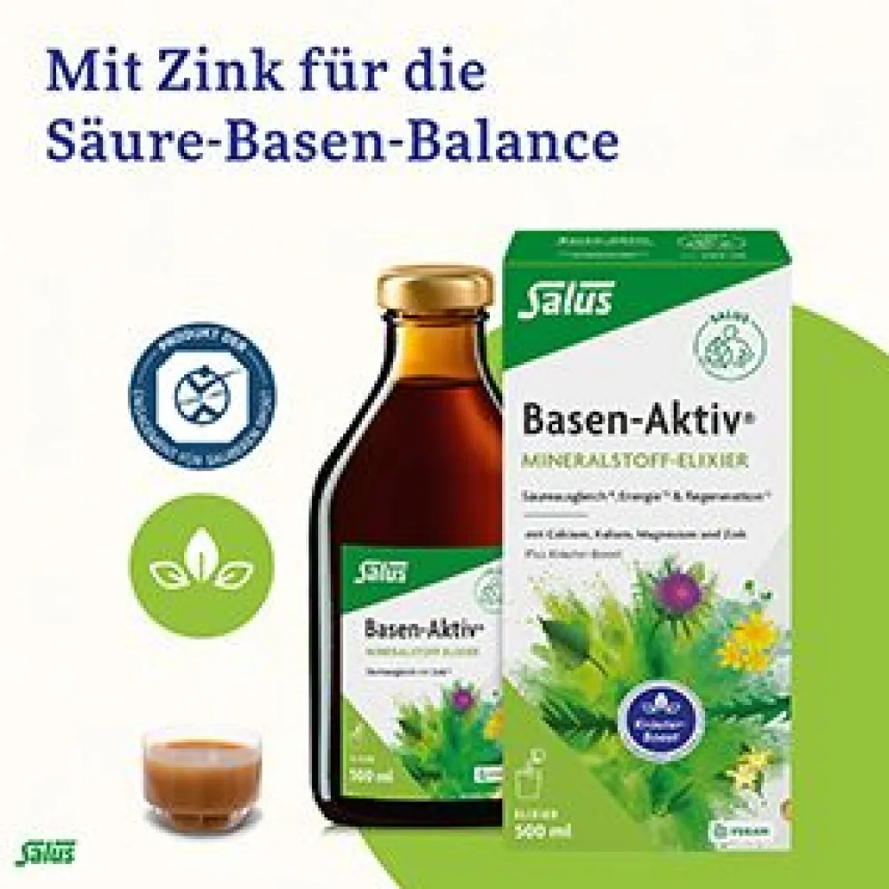 Basen-Aktiv ® Mineralstoff-Kräuter-Elixier| New