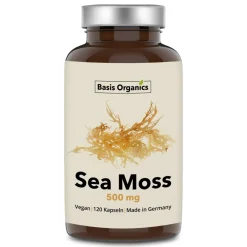 Basis Organics® Sea Moss Kapseln aus der Alge Irish Moss> Hot