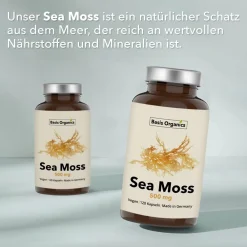 Basis Organics® Sea Moss Kapseln aus der Alge Irish Moss><noscript><img width=