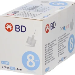 BD Thin Wall Pen-Nadeln 8 mm> New