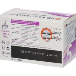 BD Ultra-Fine™ 5 mm 31G x 5 mm| Outlet