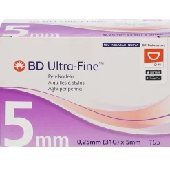 BD Ultra-Fine™ Pen-Nadeln 5 mm (0,25 mm / 31G)| Hot