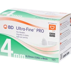 BD® Ultra-Fine PRO Pen-Nadeln 0,23 mm (32G) x 4 mm> Clearance