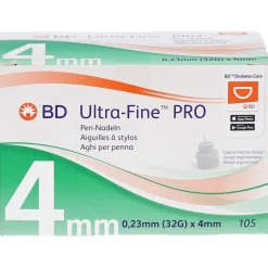 BD® Ultra-Fine PRO Pen-Nadeln 0,23 mm (32G) x 4 mm><noscript><img width=