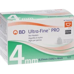 BD® Ultra-Fine PRO Pen-Nadeln 0,23 mm (32G) x 4 mm><noscript><img width=