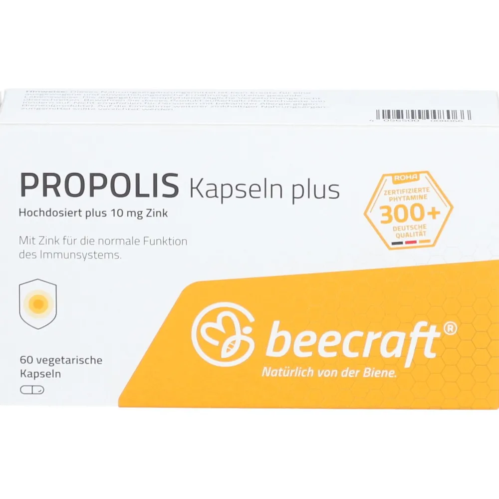 beecraft® PROPOLIS Kapseln Plus hochdosiert>