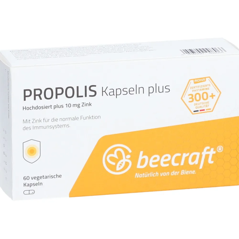 beecraft® PROPOLIS Kapseln Plus hochdosiert>