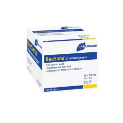 BeeSana® Vlieskompresse, unsteril, 4-fach, 30 g, 1 Packung = 100 Stk.> Best
