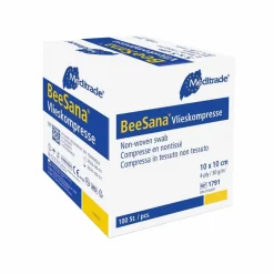 BeeSana® Vlieskompresse, unsteril, 4-fach, 30 g, 1 Packung = 100 Stk.> Best
