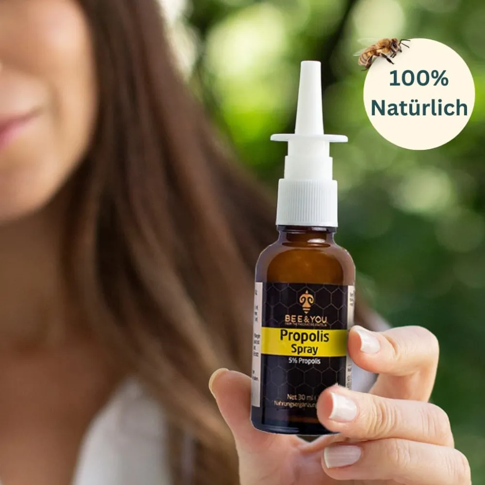 BEE&YOU Propolis Nasenspray für Kinder und Erwachsene, Propolis Spray>BEE&YOU Hot