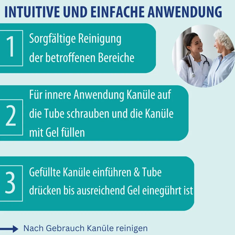 Behrend Hämorrhoiden Gel - bei inneren & äußeren Hämorrhoiden, Analjucken, Analfissuren & Proktitis – Hämorrhoiden Salbe reduziert Schmerzen, Juckreiz & Brennen>