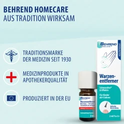 Behrend Warzenmittel für Hand & Fuß - Effektive Warzen Verätzung ohne Schmerzen -  Hygienisch & sicher><noscript><img width=