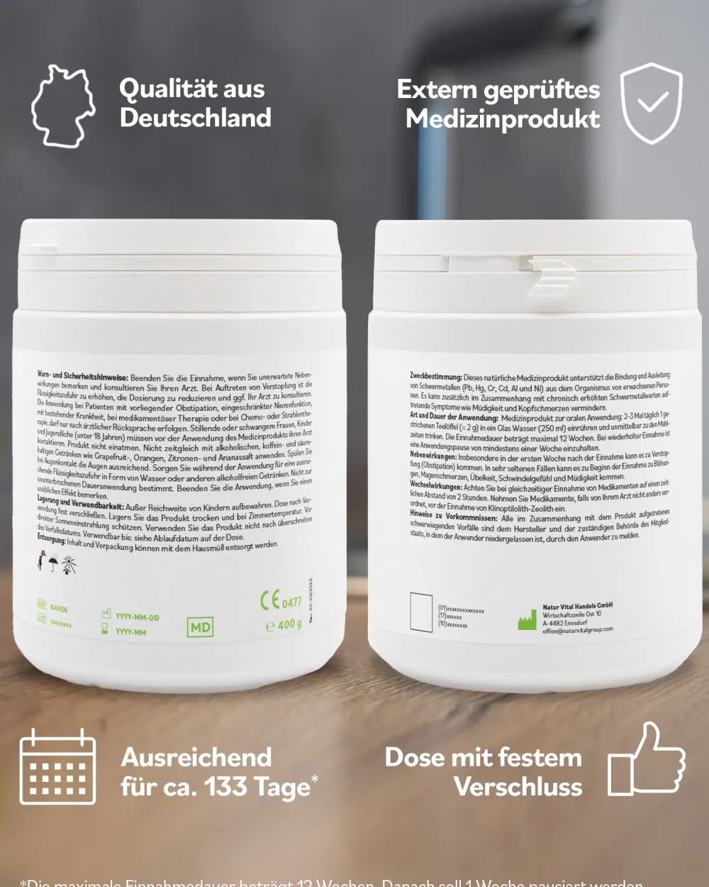 Bentonit MED Detox Pulver| Best