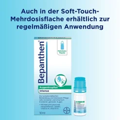 Augentropfen Intense in praktischer Einzeldosis – Hilfe für sehr trockene und chronisch trockene Augen|Bepanthen New