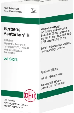 Berberis Pentarkan H Tabl.>DHU Hot