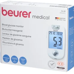 GL40 Blutzuckermessgerät mmol/l codefree|beurer Sale