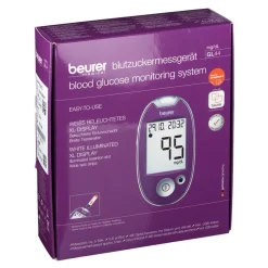 GL44 Blutzuckermessgerät mg/dl lila|beurer Outlet