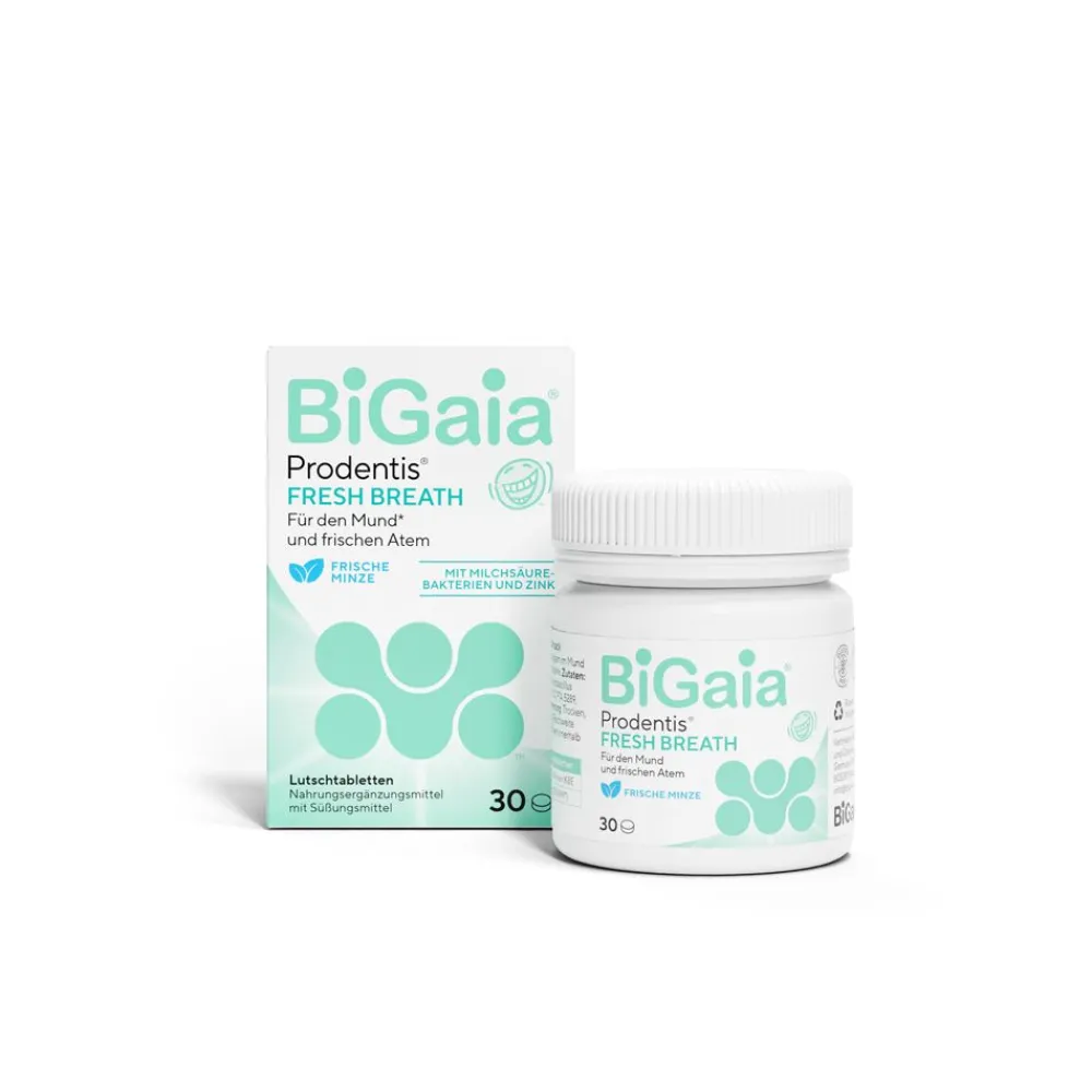 Prodentis® Fresh Breath– Probiotische Lutschtabletten Frische Minze|BiGaia Discount