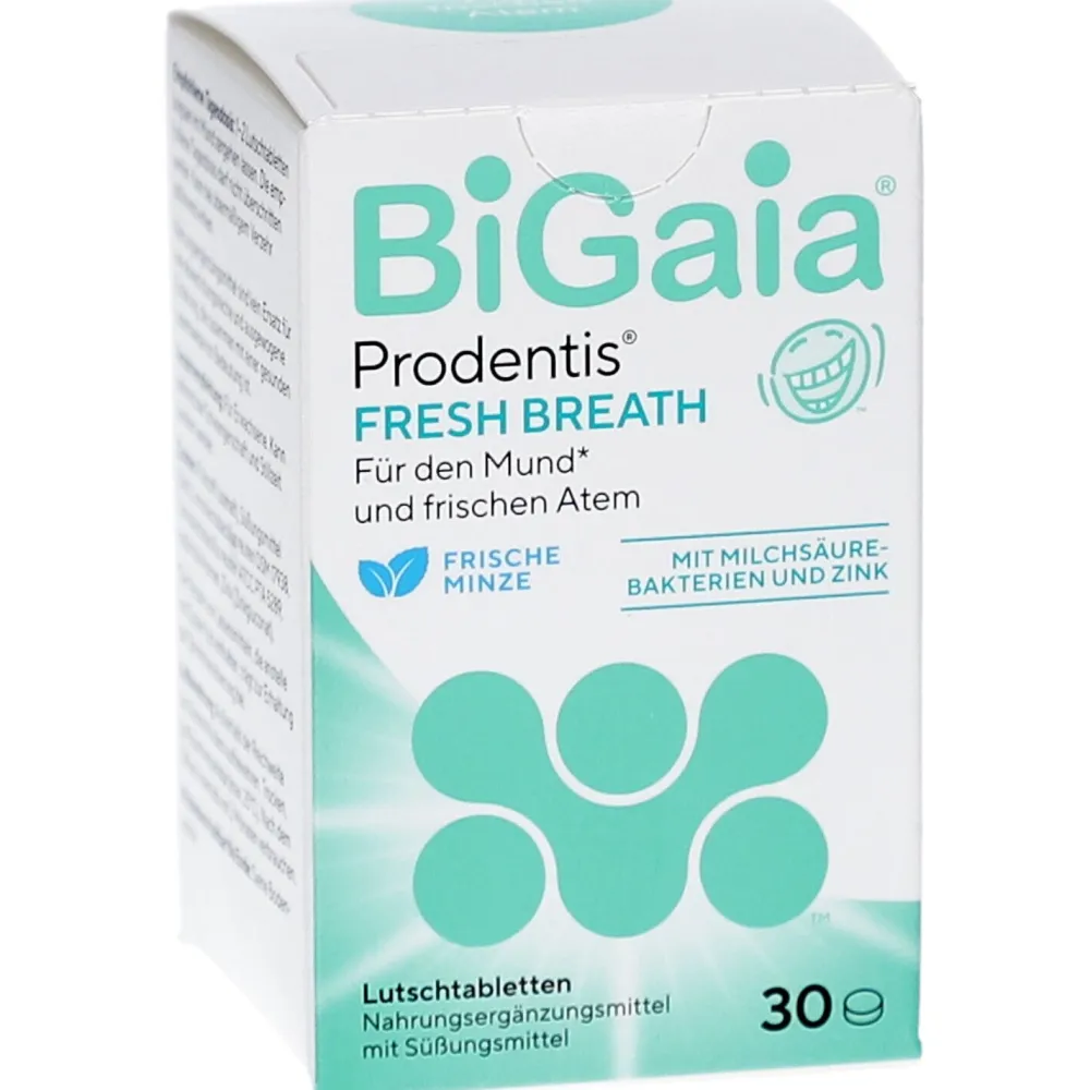 Prodentis® Fresh Breath– Probiotische Lutschtabletten Frische Minze|BiGaia Discount