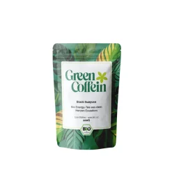 Bio Black Guayusa Energy Tee mit natürlichem Koffein von Green Coffein| Online