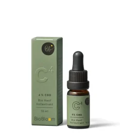 4% Bio CBD Öl>BioBloom Hot