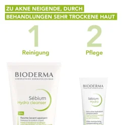 BIODERMA Sébium Hydra Cleanser - Ultra-Feuchtigkeitsspendender Reinigungsbalm für sehr trockene, zu Akne neigende Haut|